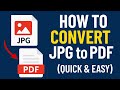 How to Convert Image JPG to PDF (Converter Free) Windows 11/10