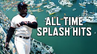 All Time Splash Hits in McCovey Cove