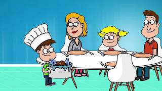 ♪ ♪ Children's song Enjoy Your Meal   Funny food Song   Hooray Kids Songs (music videos) FULL HD
