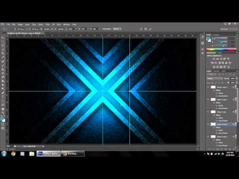 Awesome Abstract Glowing Wallpaper [Photoshop CS Tutorial] -HD-