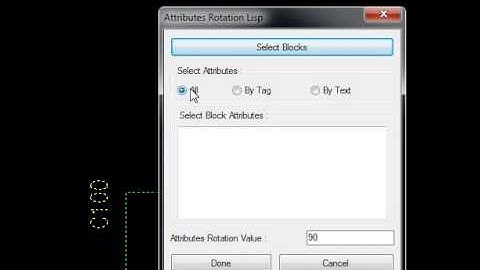 Change Attributes Rotation (AUR) Lisp