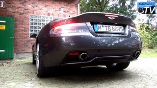 2014 Aston Martin DB9 (517hp) - Cold Start SOUND (1080p FULL HD)
