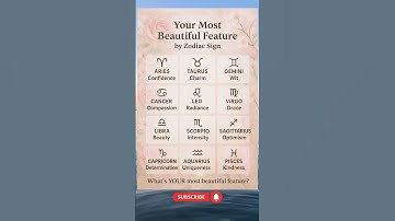 Your Most Beautiful Feature I Zodiac Signs Edition #zodiac #beautiful #astrology #shorts #foryou