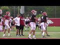 Hawgbeatcom  sights and sounds of arkansas practice sept 12