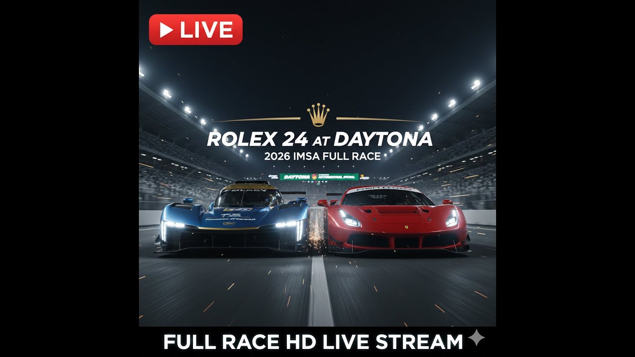 🔴 Rolex 24 at Daytona 2026 LIVE | 24 Hours of Daytona Live Stream & Commentary HD