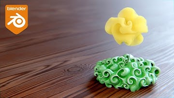 BLENDER TASTY TUTORIAL: USING THE SNAKE HOOK BRUSH FOR EASY CLOUDS AND WAVES IN BLENDER 3.1. !