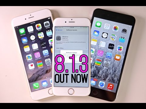 NEW iOS 8.1.3 Released - Everything You Need To Know