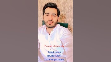 Good News BA BSc ADP Annual 2023 PU - BA BSc Annual 2023 Punjab University
