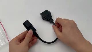 Honda OBD2 OBDII Connector Cable  3 Pin to 16 Pin Diagnostic Tool Chipspace