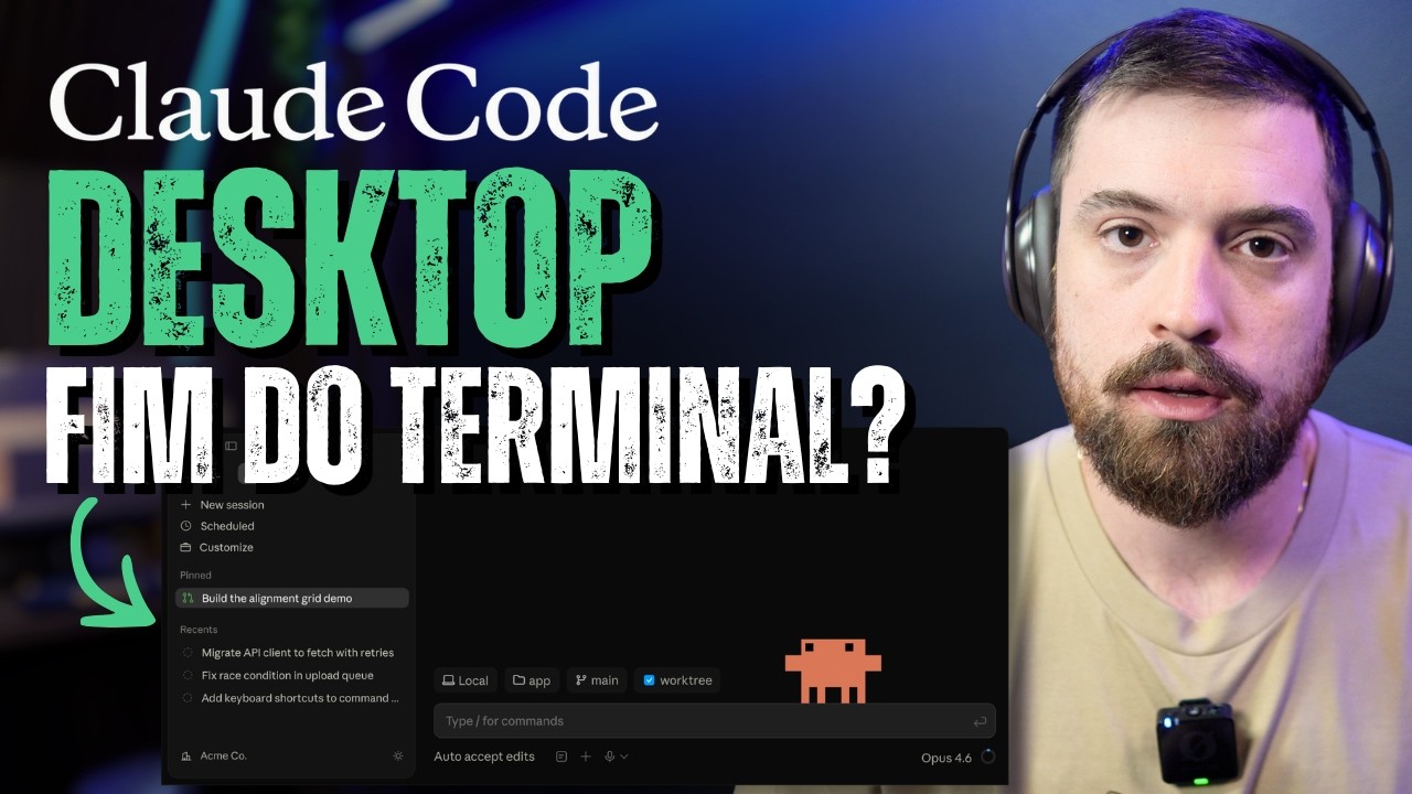Testei o Claude Code Desktop: chegou a hora de largar o terminal?