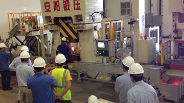 cnc hydraulic die forging hammer (50 kj ), cnc hammer , connecting rod , flange , hydraulic hammer