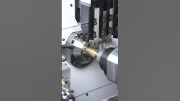 CNC turning brass parts #cncturning #cncturningparts #cnclathe #brass #precisionmachining #cnc