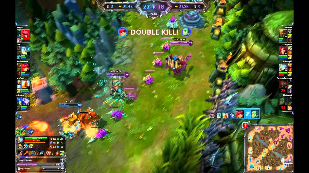 League of Legends [HD] Rumble Penta Kill