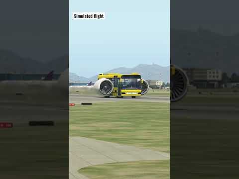 In fact, there is no need to taxi,simulated flight