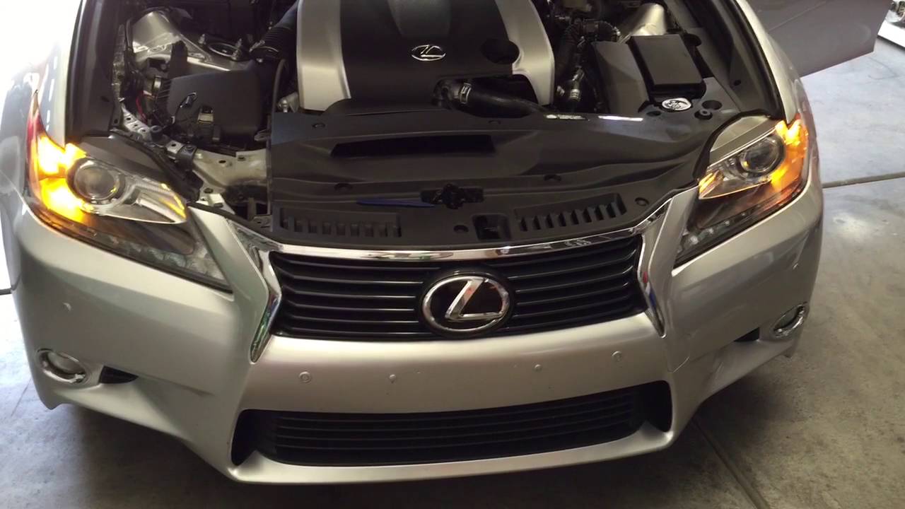 Lexus GS 350 LED turn signal vs OEM signal YouTube