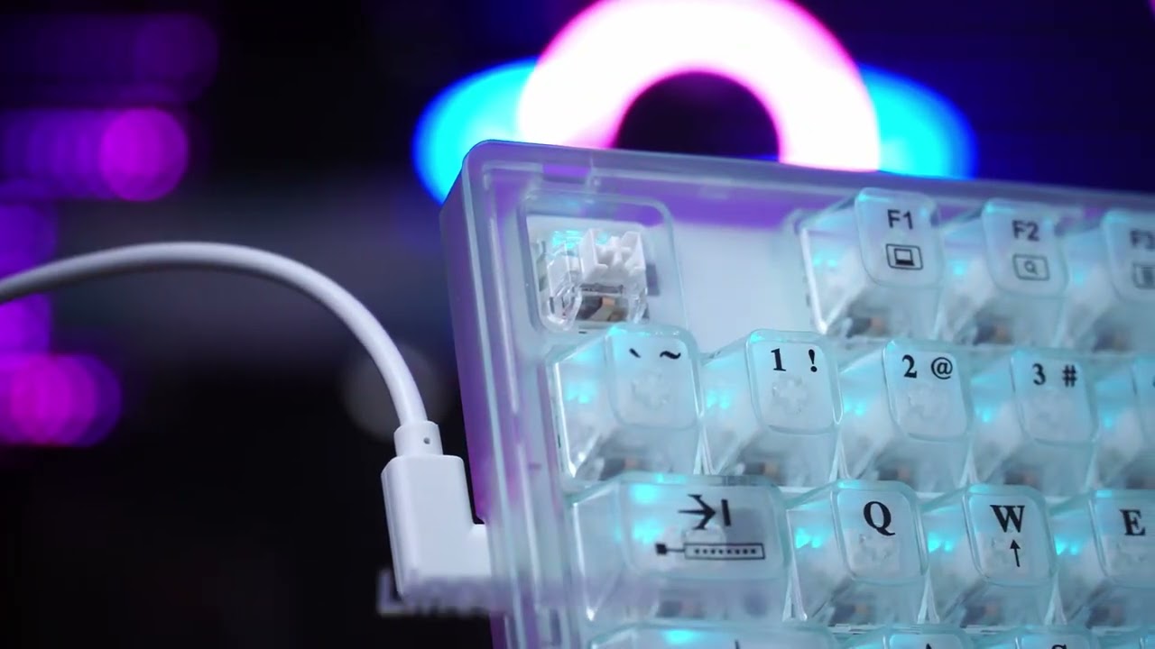 E-yooso transparent mechenical keyboard new model  Z-94