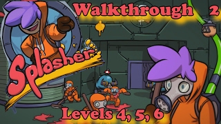 Splasher Walkthrough No Commentary | Splasher Walkthrough Part 2 | Splasher Gameplay
