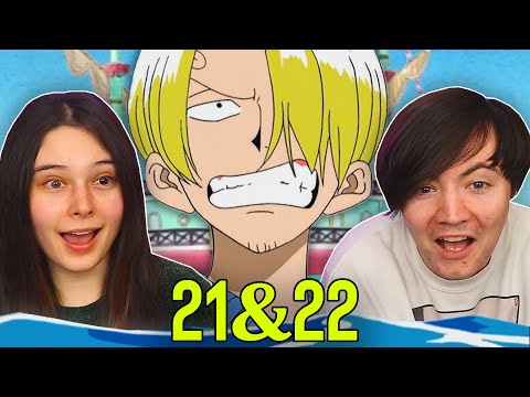 Sanji!!! One Piece Ep 21 x 22 Reaction x Review