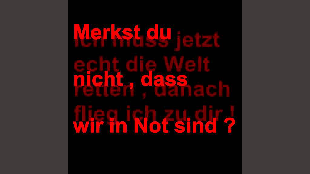 Muss Nur Noch Kurz Die Welt Retten Lyrics www.youtube.com