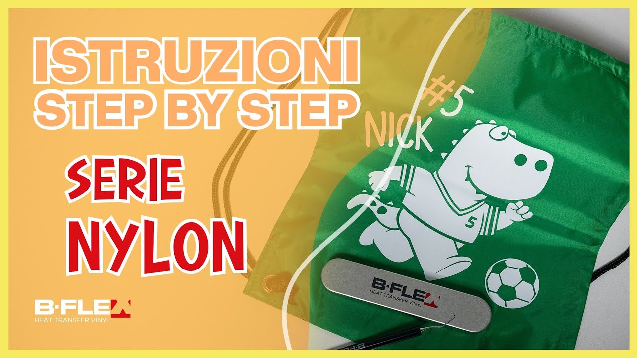 Come usare il Termoadesivo Iron On della SERIE NYLON - Istruzioni STEP BY STEP