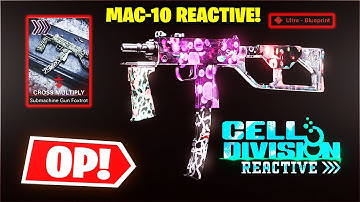 NEW ULTRA RARE MAC-10 "CROSS MULTIPLY" REACTIVE is SICK 😍 CELL DIVISION REACTIVE BUNDLE COLD WARZONE