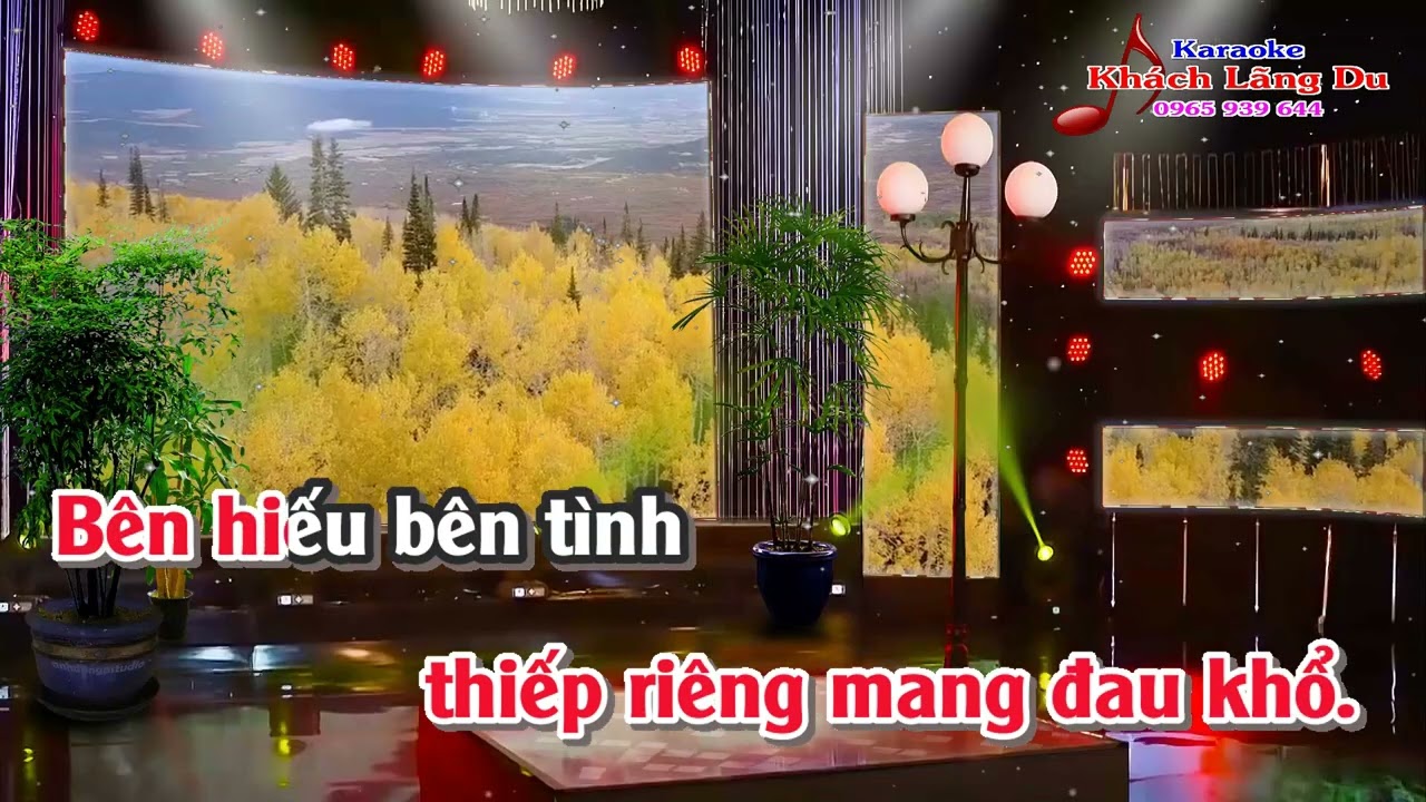 Karaoke song ca, QUÁN LỤA ÂN TÌNH. Tác giả: Khách Lãng Du