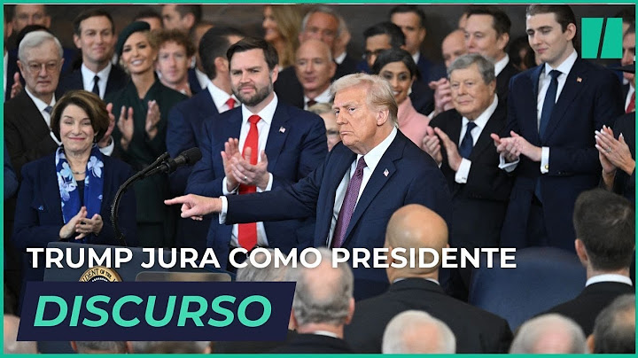 El DISCURSO de TRUMP tras haber jurado como PRESIDENTE de los Estados Unidos