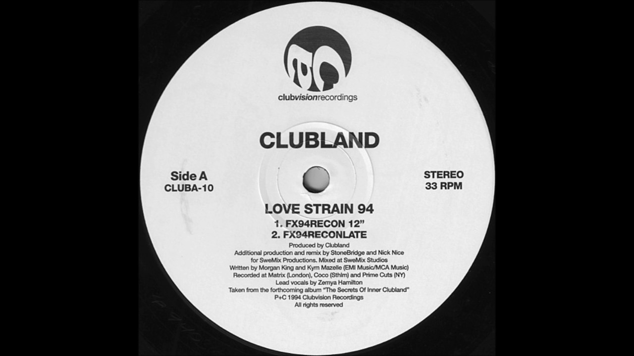 Clubland - Love Strain 94 (FX94RECONLATE) - YouTube