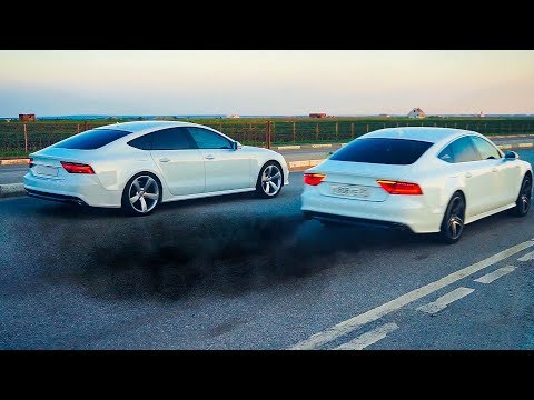 РАЗОЗЛИЛИ AUDI A7 на ЧИПЕ! Заезды против чипованной АУДИ