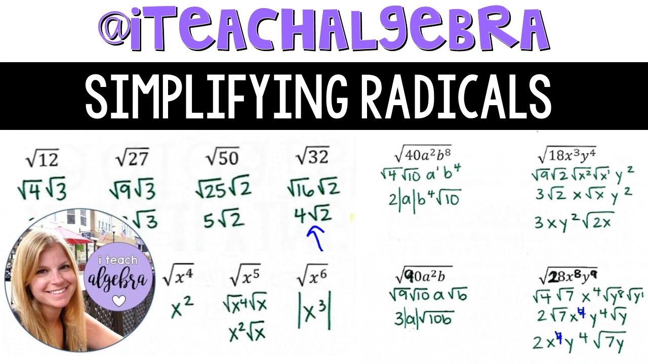 algebra-1-simplifying-radical-expressions-youtube