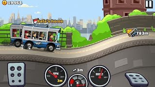 Mobil Bus Hill Climb Racing Mengebut - Android Gameplay screenshot 4