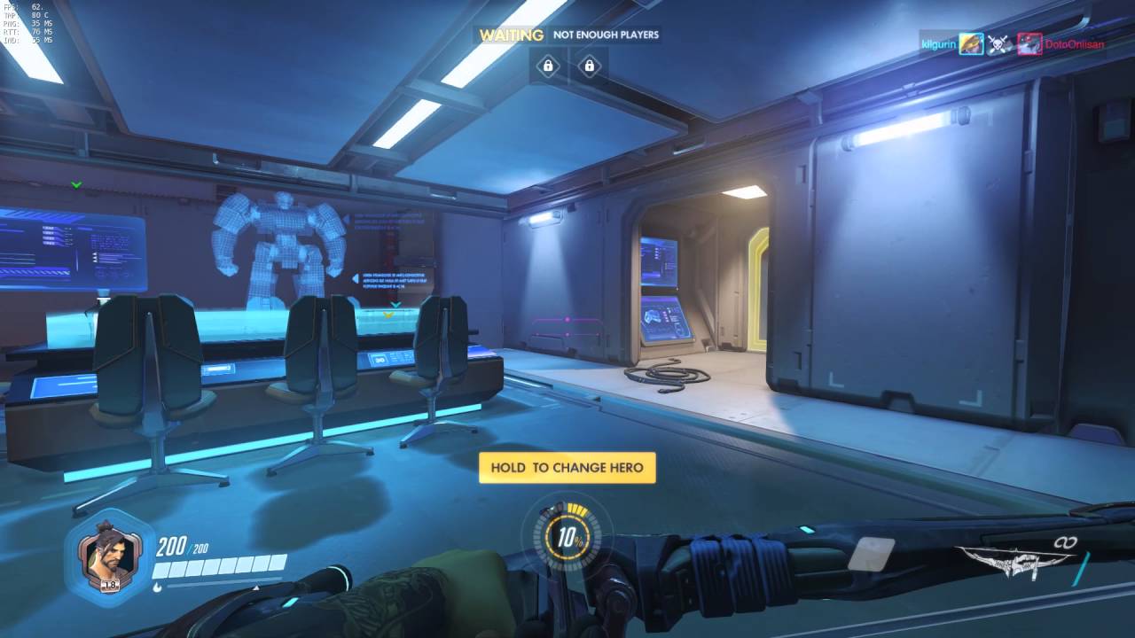 Overwatch UI glitch - YouTube