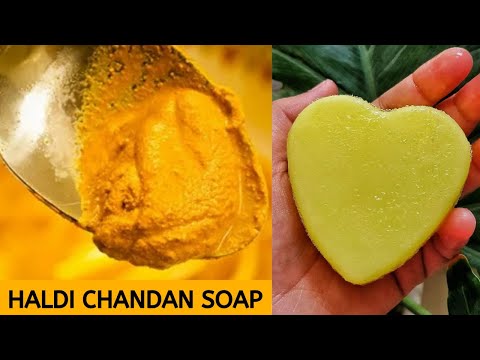 Homemade Haldi Besan Soap With Aloe Vera and Honey | Skin Lightening DIY Soap | Veda Wellness