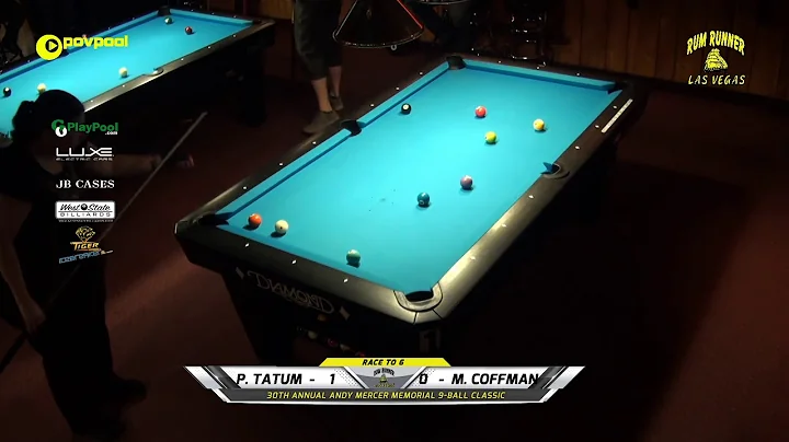 9-Ball #4 / Phil TATUM vs Mary COFFMAN / 30th Andy...