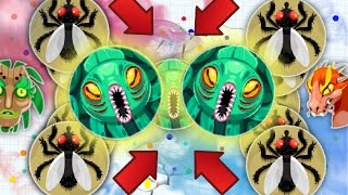 NEW REVERSE CANNON SPLIT KING!!!! -Agar.io mobile