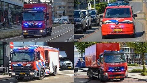 [GRIP 1!] Zeer Grote Brand in Flat in Amsterdam West | Hulpdiensten met spoed onderweg!