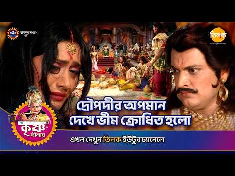 দ্রৌপদীর অপমান দেখে ভীম ক্রোধিত হলো | শ্রী কৃষ্ণ লীলা | Episode 141 | PART 10