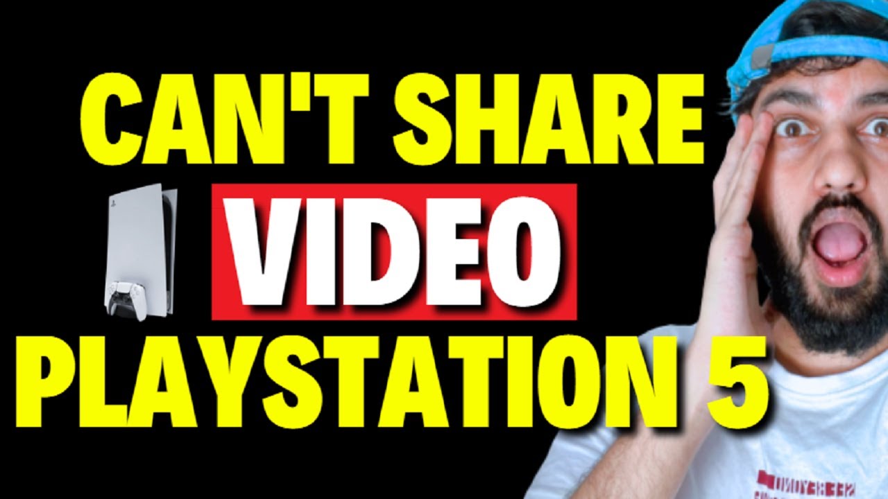 How to Fix You Can't Share Video on PS5 - YouTube