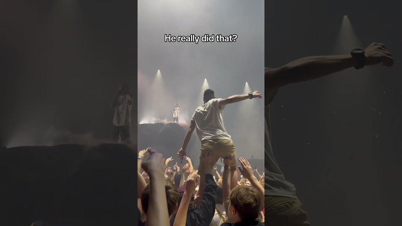 Legendary Moment At Travis Scott Show In Krakow