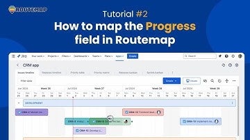 How to map the Progress field in Routemap |  TUTORIAL VIDEO #2