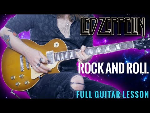 how-to-play-"rock-and-roll"-by-led-zeppelin-(full-electric-guitar-lesson)