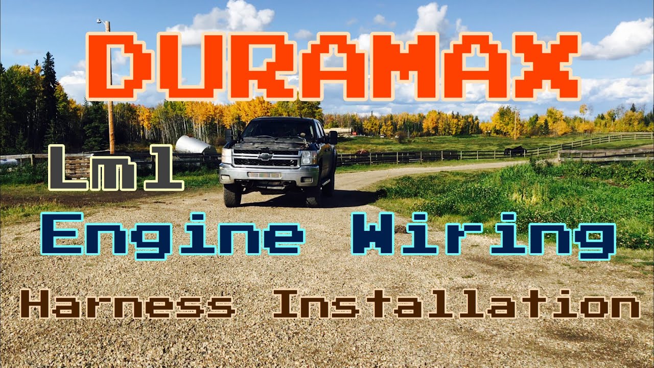 Lml Duramax Engine Wiring Harness Installation - YouTube