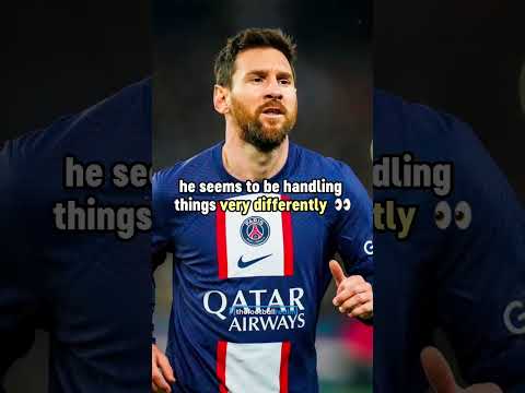 Messi’s REACTION to BOOS from PSG fans 😂 #football #viral