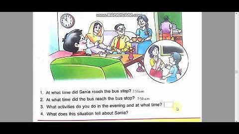 DAV Class 3 Maths unit-6 Day Date & Time