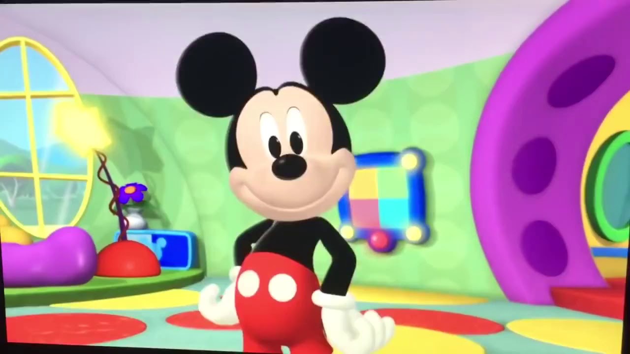 Mickey Greeting The Viewer In Minnie's Bee Story - YouTube