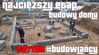 S07E08 | Najcięższy etap budowy domu | Fundament pod schody | #budowlańcy #seriacldzienny #farys.pl