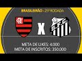 FLAMENGO X SANTOS - AO VIVO COM LUIZ PENIDO - BRASILEIRÃO - 25ª RODADA