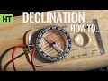 How To Use Fixed Scale Compass Declination