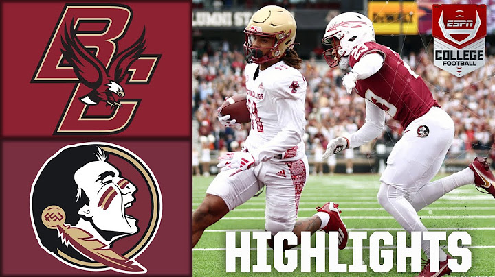 Florida State Seminoles vs. Boston College Eagles | Full Game Highlights