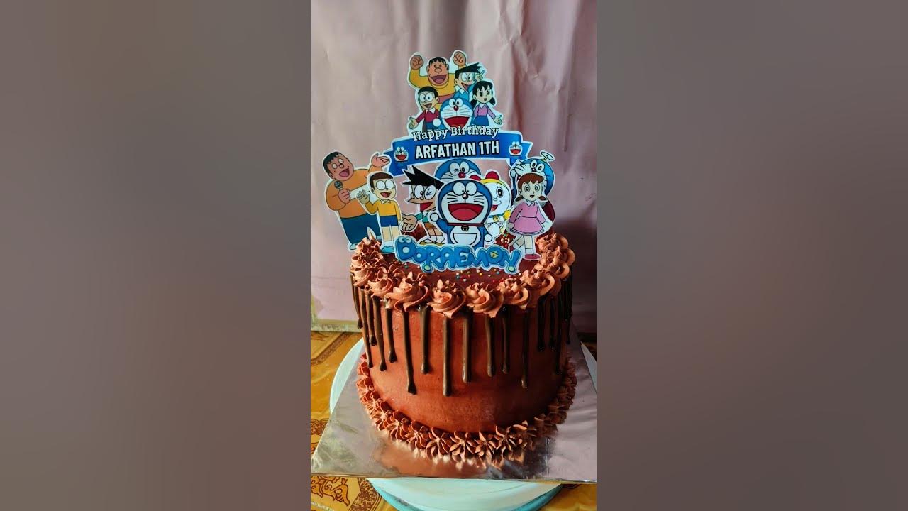 kueh ulang tahun doraemon cantik😍😍😍